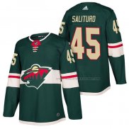 Maillot Hockey Minnesota Wild Dante Salituro Authentique Domicile 2018 Vert