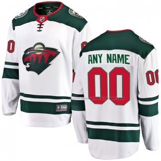 Maillot Hockey Minnesota Wild Personnalise Exterieur Blanc