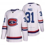 Maillot Hockey Montreal Canadiens Carey Price Blanc