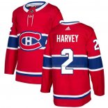 Maillot Hockey Montreal Canadiens Doug Harvey Domicile Authentique Rouge