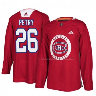 Maillot Hockey Montreal Canadiens Jeff Petry New Season Practice Rouge