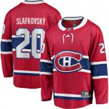 Maillot Hockey Montreal Canadiens Juraj Slafkovsky Domicile Premier Breakaway Rouge