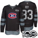 Maillot Hockey Montreal Canadiens Patrick Roy 1917-2017 100th Anniversaire Noir