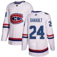 Maillot Hockey Montreal Canadiens Phillip Danault Authentique 2017 100 Classic Blanc