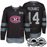 Maillot Hockey Montreal Canadiens Tomas Plekanec 1917-2017 100th Anniversaire Noir