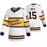 Maillot Hockey Nashville Predators Craig Smith Breakaway Joueur Retro 2020 Winter Classic Blanc