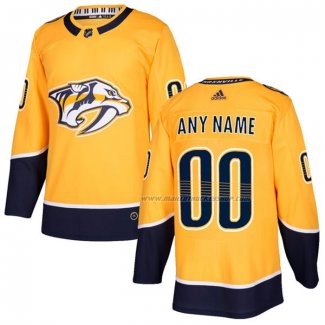 Maillot Hockey Nashville Predators Personnalise Domicile Jaune