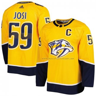 Maillot Hockey Nashville Predators Roman Josi Authentique Or