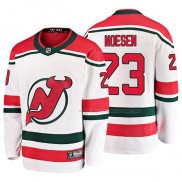 Maillot Hockey New Jersey Devils Stefan Noesen Alterner Breakaway Blanc