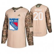 Maillot Hockey New York Rangers Chris Kreider Veterans Day Camouflage