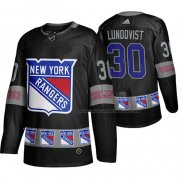 Maillot Hockey New York Rangers Henrik Lundqvist Breakaway Noir