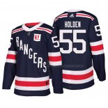 Maillot Hockey New York Rangers Nick Holden Authentique 2018 Winter Classic Bleu