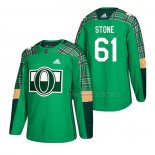 Maillot Hockey Ottawa Senators Mark Stone 2018 Dia de San Patricio Vert