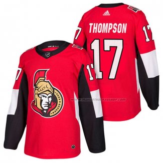 Maillot Hockey Ottawa Senators Nate Thompson 2018 Authentique Domicile Rouge