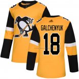 Maillot Hockey Pittsburgh Penguins Alex Galchenyuk Alterner Authentique Or