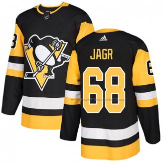 Maillot Hockey Pittsburgh Penguins Jaromir Jagr Domicile Authentique Noir