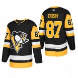 Maillot Hockey Pittsburgh Penguins Sidney Crosby Domicile Authentique Joueur Noir