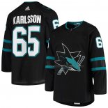 Maillot Hockey San Jose Sharks Erik Karlsson Alterner Authentique Noir