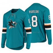 Maillot Hockey San Jose Sharks Joe Pavelski Platinum Vert