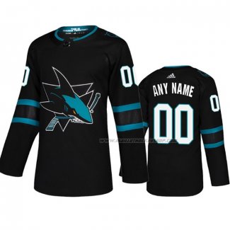 Maillot Hockey San Jose Sharks Personnalise Alterner Authentique Noir