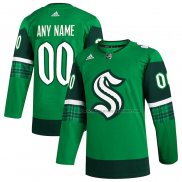 Maillot Hockey Seattle Kraken 2023 St. Patrick's Day Authentique Personnalise Vert