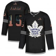 Maillot Hockey Toronto Maple Leafs Martin 2020 USA Flag Noir