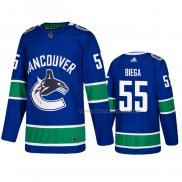 Maillot Hockey Vancouver Canucks Alex Biega Domicile Bleu