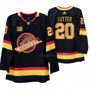 Maillot Hockey Vancouver Canucks Brandon Sutter 50 Anniversaire 90's Flying Skate Noir