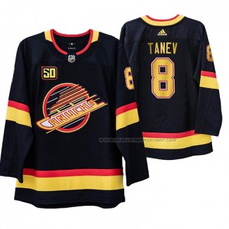 Maillot Hockey Vancouver Canucks Christopher Tanev 50 Anniversaire 90's Flying Skate Noir