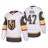 Maillot Hockey Vegas Golden Knights Luca Sbisa Exterieur Authentique Joueur Blanc