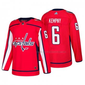 Maillot Hockey Washington Capitals Michal Kempny Domicile Authentique Joueur Rouge