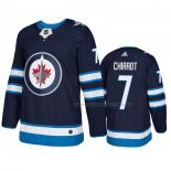 Maillot Hockey Winnipeg Jets Ben Chiarot Domicile Authentique Bleu