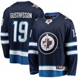 Maillot Hockey Winnipeg Jets David Gustafsson Domicile Premier Breakaway Bleu