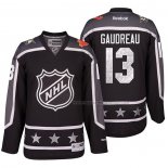 Maillot Hockey 2017 All Star Calgary Flames Johnny Gaudreau Noir