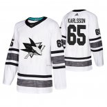 Maillot Hockey 2019 All Star San Jose Sharks Erik Karlsson Blanc2