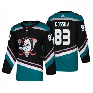 Maillot Hockey Anaheim Ducks Kalle Kossila Alterner 25th Anniversaire Authentique Noir