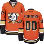 Maillot Hockey Anaheim Ducks Personnalise Reebok Alterner Premier Orange