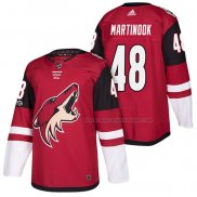 Maillot Hockey Arizona Coyotes Jordan Martinook Domicile Authentique 2018 Rouge