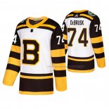 Maillot Hockey Boston Bruins Jake Debrusk 2019 Winter Classic Blanc