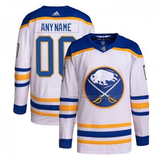 Maillot Hockey Buffalo Sabres Exterieur Authentique Pro Primegreen Personnalise Blanc