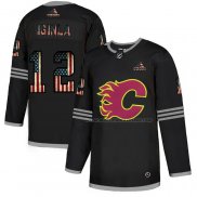 Maillot Hockey Calgary Flames Iginla2020 USA Flag Noir