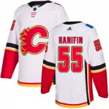 Maillot Hockey Calgary Flames Noah Hanifin Road Authentique Blanc