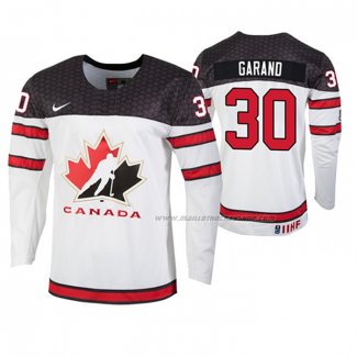 Maillot Hockey Canada Dylan Garand 2019 Hlinka Gretzky Cup Blanc