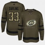 Maillot Hockey Carolina Hurricanes Scott Darling 2018 Salute To Service Vert Militar