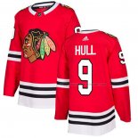 Maillot Hockey Chicago Blackhawks Bobby Hull Domicile Authentique Rouge