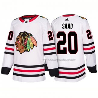 Maillot Hockey Chicago Blackhawks Brandon Saad Exterieur 2018 Blanc