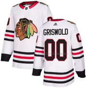 Maillot Hockey Chicago Blackhawks Clark Griswold Road Authentique Blanc