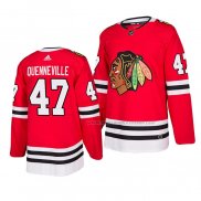 Maillot Hockey Chicago Blackhawks John Quenneville Domicile Authentique 2019-20 Rouge