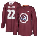 Maillot Hockey Colorado Avalanche Colin Wilson New Season Practice Maroon