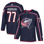 Maillot Hockey Columbus Blue Jackets Josh Anderson Domicile Bleu